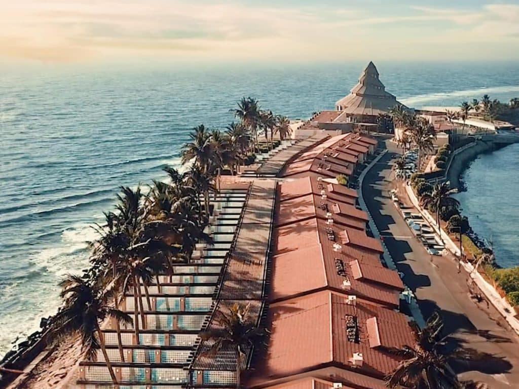 Aerial view of Al Nawras Resort on Jeddah’s Red Sea waterfront